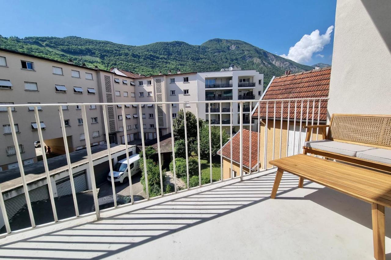 #Dd L'Ecrin Studio Ile Verte Balcony Grenoble Exterior photo